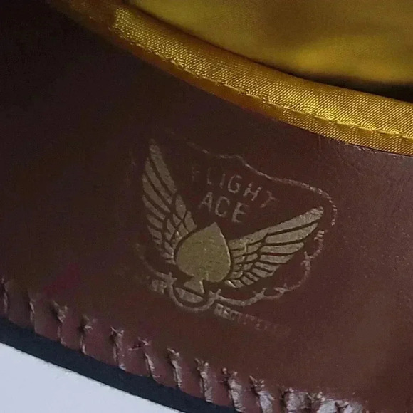 Vintage 70s Flight Ace Fur Felt Military Hat - Picture 12 of 12